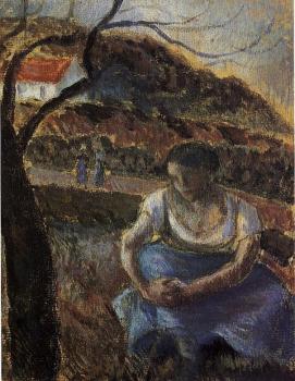 Camille Pissarro : Seated Peasant Woman